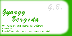 gyorgy bergida business card